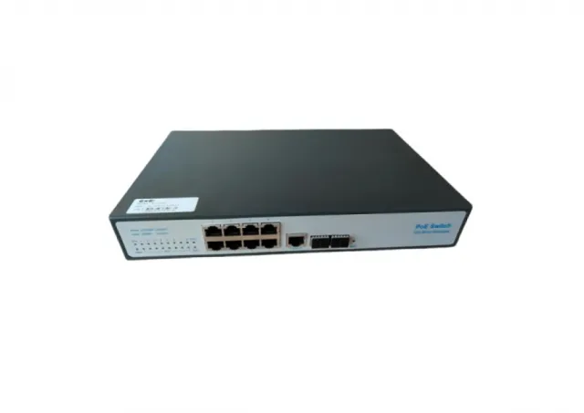 ExeLink SG2510P upravljivi POE switch 8x10/100/1000 Base-T POE/POE+,2x1000 Base-X SFP porta, L2