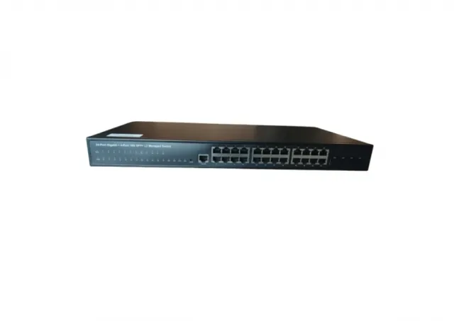 Exelink SGX3728-V2 upravljivi switch za Rack 24x10/100/1000 Base-T,4x1G/10 GE Base-X SFP+ porta L3