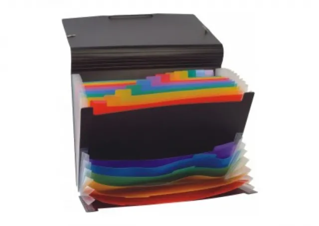Expanding organizer sa 12 + 6 pregrada Rainbow Class Viquel  04CK11