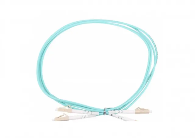 Extralink LC/UPC-LC/UPC Multi Mode, OM3, Duplex, 3mm, 1m