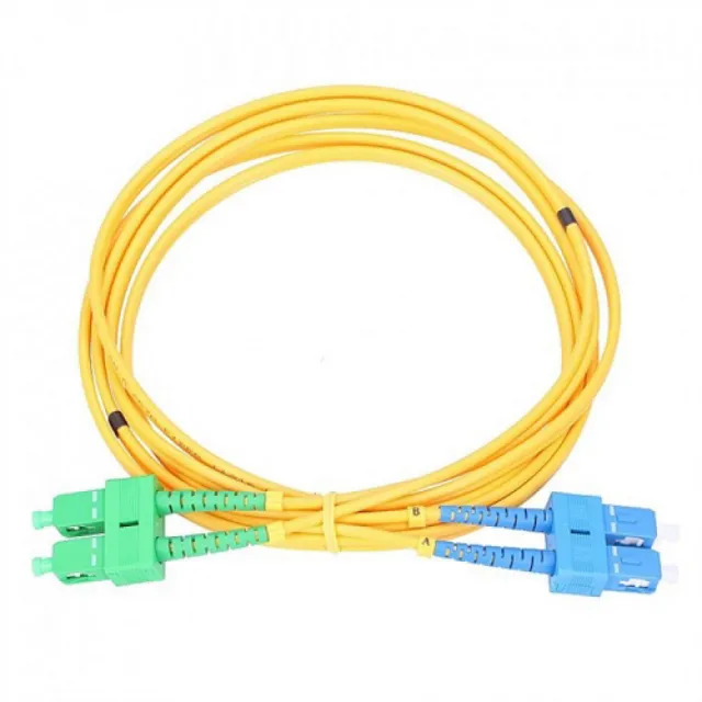 Extralink Patchcord SM SC/UPC-SC/APC Duplex G652D PVC 3.0mm, 2.0m