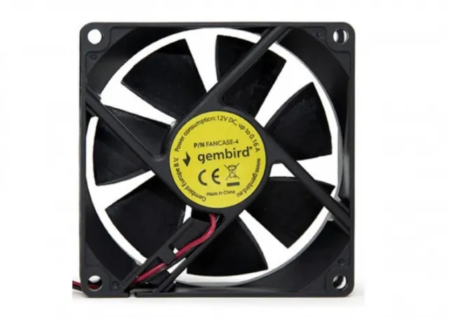 FANCASE-4 Gembird ventilator za kuciste konektor 80x80x25mm, 4-pina