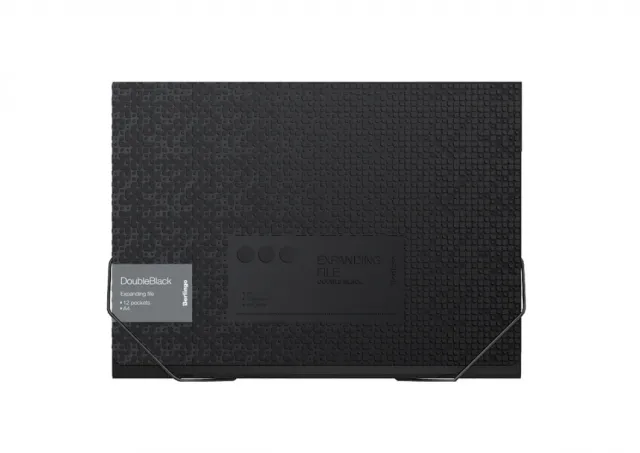 Fascikla Berlingo sa 12 pregrada i gumicom DoubleBlack 600my Berlingo crna 04CEB299385