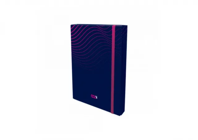 Fascikla OPT Exabox 3cm MAX teget/pink lastiš