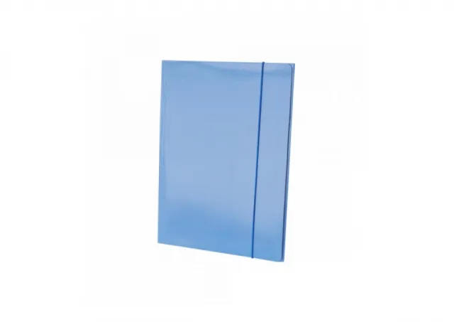 Fascikla plastificirana sa gumicom 600g svetlo plava