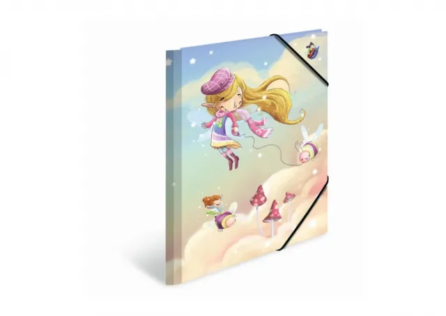 Fascikla plastificirana sa gumicom FAIRY DANCE, 240 x 320 x 15 mm Herma 