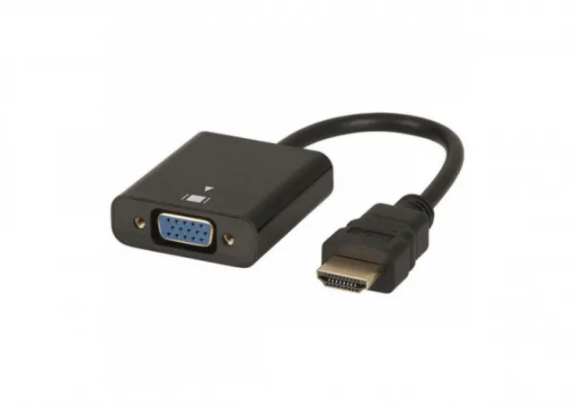 FAST ASIA Adapter-konvertor HDMI (M) - VGA (F) crni 