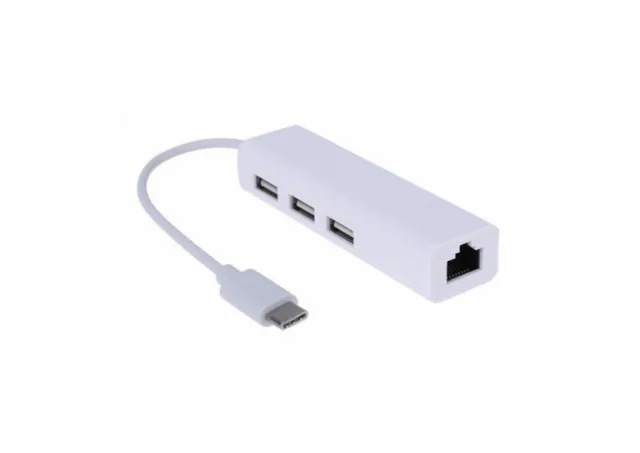 FAST ASIA USB 3.1 TIP C na 3x HUB + RJ45 