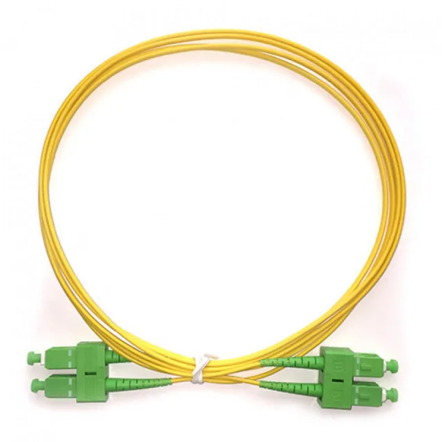 Fiber duplex patch cord kabl SC/APC - SC/APC singlemode 9/125 mikrona dužine 2m, APC (Angled Physical Contact), fabrički napravljen i testiran