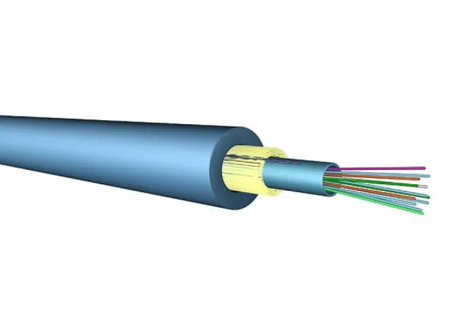 Fiber kabl 8 vlakana 50/125 multimode indoor/outdoor Draka FireBur®, halogen free, CPR Eca klasa negorivosti, UV otporan, sa zaštitom od glodara, BendBright™ poluprečnik savijanja ≤ 60mm, 2000N, U-DQ(ZN)BH 8G50