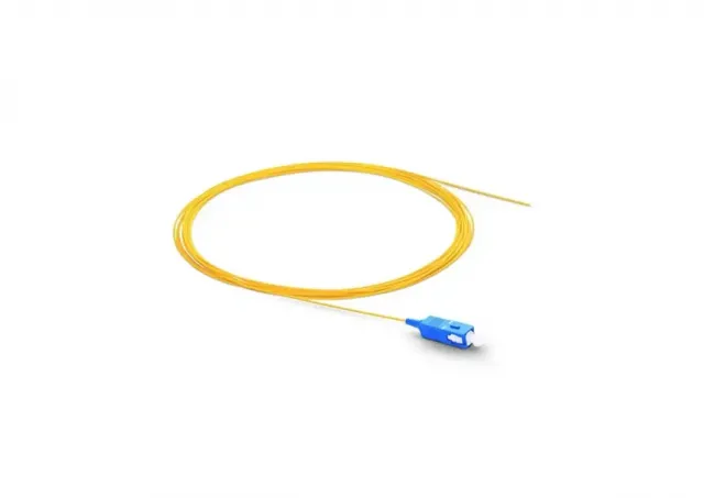 Fiber optic SC pigtail singlemode 9/125 SC/APC-SM-9/125-1,5M-EX