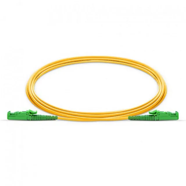 Fiber simplex patch cord kabl E2000/APC - E2000/APC singlemode 9/125 mikrona dužine 2m, APC (Angled Physical Contact), fabrički napravljen i testiran
