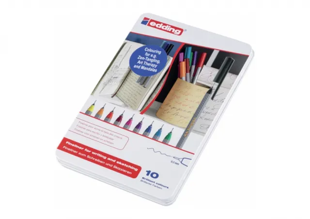 Fineliner E-55 0,3mm SET 1/10 Edding sortirano 08L55Q10