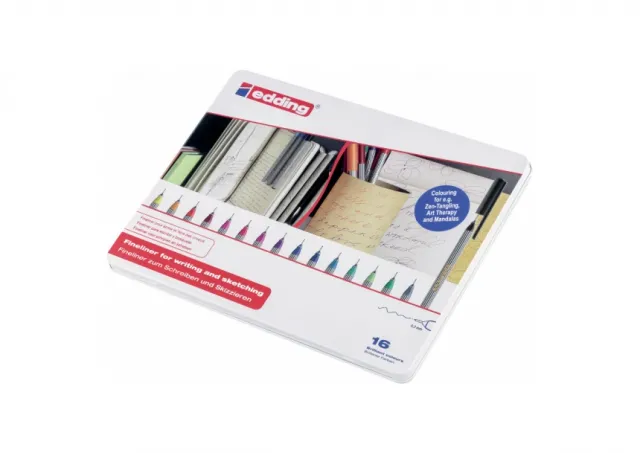 Fineliner E-55 0,3mm SET 1/16 Edding sortirano 08L55Q16