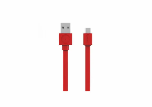 Flat USB kabl micro USB, duž.1,5m, crveni DESIGNNEST 10452RD/USBMBC