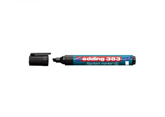 Flipchart marker 383 1-5mm, kosi vrh Edding crna 09M383B