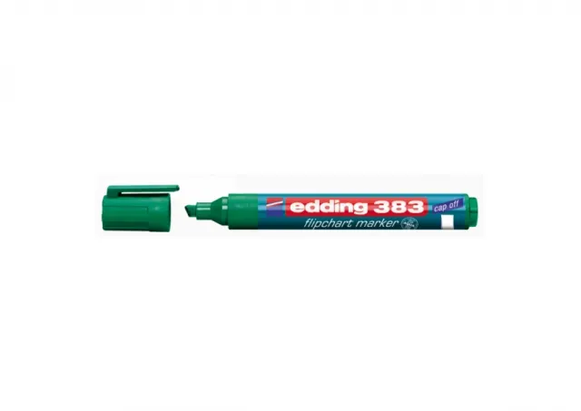 Flipchart marker 383 1-5mm, kosi vrh Edding zelena 09M383F
