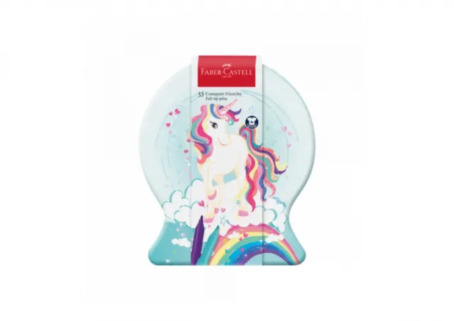 Flomaster set Faber Castell 1/33 Connector Unicorn met. kut. 155544