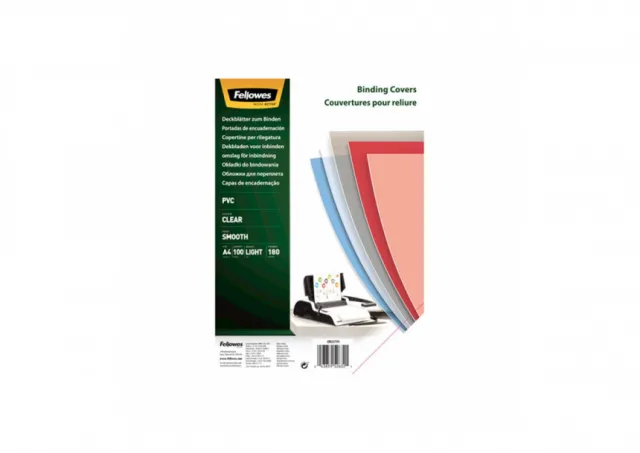 Folija za koričenje FELLOWES 5375901  PVC A4 180mic providna