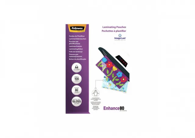 Folija za plastifikaciju FELLOWES 5306114 - A4 80 mic