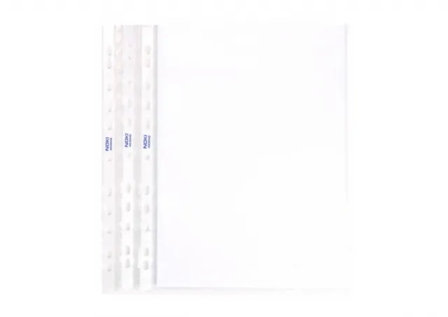 Folije "U" sa perforacijom crystal A4+ 1/100, 60my maxi size (238x300) Noki  04FU171