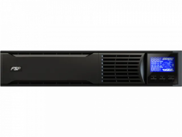 FSP UPS CH-1101RS / Champ 1K RM (PPF9001404), 1000VA/900W, Online, IEC*6, CE, W/CSB 12V9AH*2, W/USB port & cable, LCD, Intel. SLot, Rack STD
