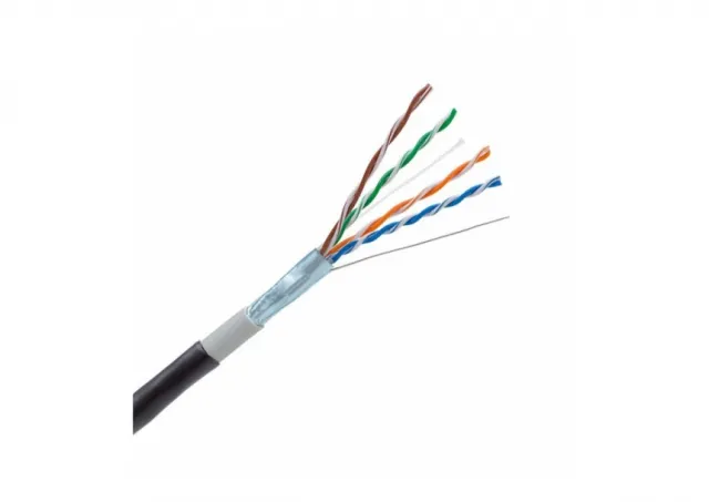 FTP eksterni kabl kat. 5E Draka UC300 S24 F/UTP 4P PE Outdoor - testiran do 300MHz, bez halogena, UV otporan, pogodan i za direktno ukopavanje; 802.3af/at/bt, Delta-EC, 3P, DNV, ABS & GHMT sertifikovan