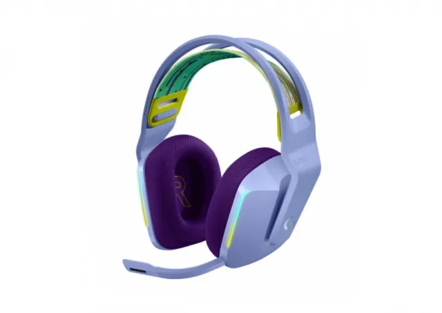 G733 Lightspeed Wireless RGB Gaming Headset Lilac