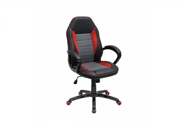 Gaming Fotelja Crveno Crna Plus Eko Koža