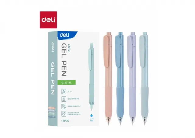 GEL ROLER DELI PASTELNE BOJE PLAVI ISPIS EG157-B