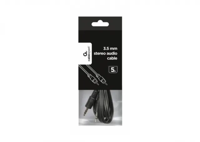 Gembird 3.5 mm stereo audio cable, 5 m