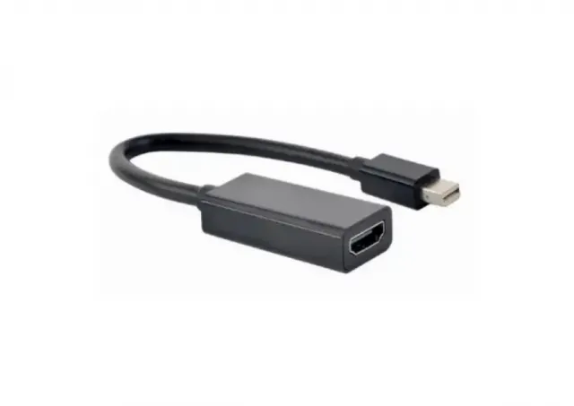 Gembird A-mDPM-HDMIF4K-01 VIDEO Adapter 4K DisplayPort (mini) to HDMI, M/F, DP 1.2, Cable, Black