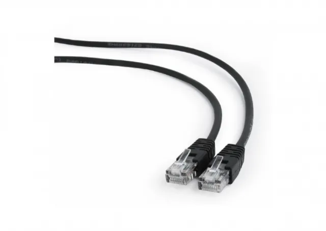 Gembird Patch Cable, U/UTP Cat.5e, Black, 2m
