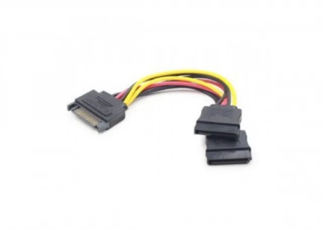 Gembird Power Supply Internal Y-Splitter, SATA to 2x SATA