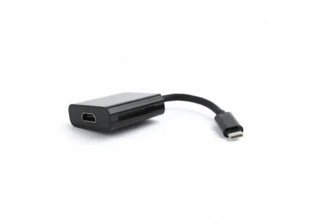 Gembird VIDEO Adapter 4K USB-C to HDMI, M/F, Cable, Black