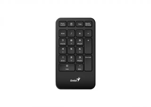 Genius NUMPAD 1000, AI, 2,4GHz, Tatatura numerička, Crna, USB