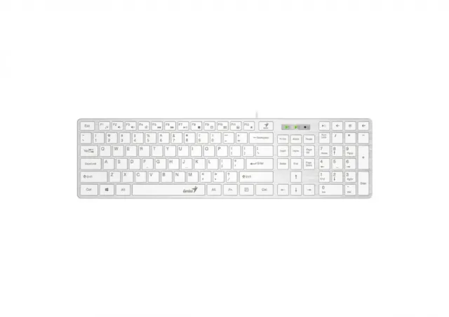 GENIUS SlimStar 126 USB US bela tastatura
