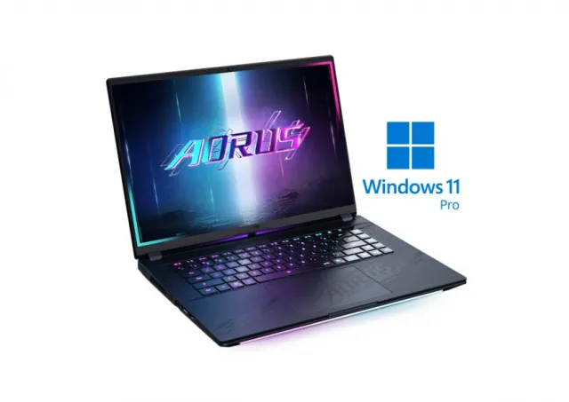 GIGABYTE AORUS MASTER 16 BXH 16 inch QHD+ OLED 240Hz 500nits Core Ultra 9 275HX 32GB 1TB SSD GeForce RTX 5070 Ti 12GB RGB Backlit Win11Pro gaming laptop 