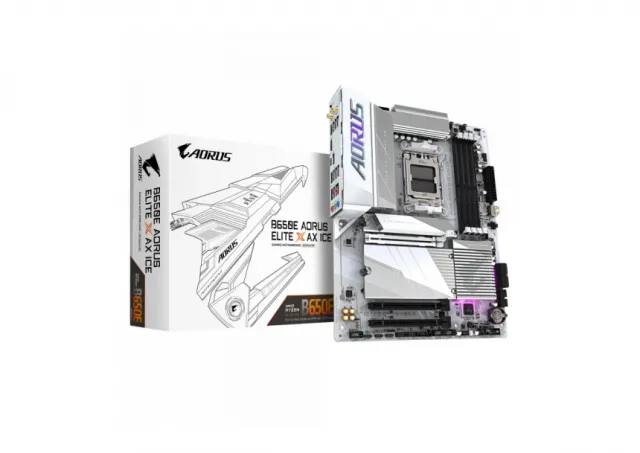 Gigabyte B650E A ELITE X ICE AM5, AMD B650, 4 x DDR5 DIMM, PCIe UD Slot X： PCIe 5.0 x16 slot with 10X strength for graphics card