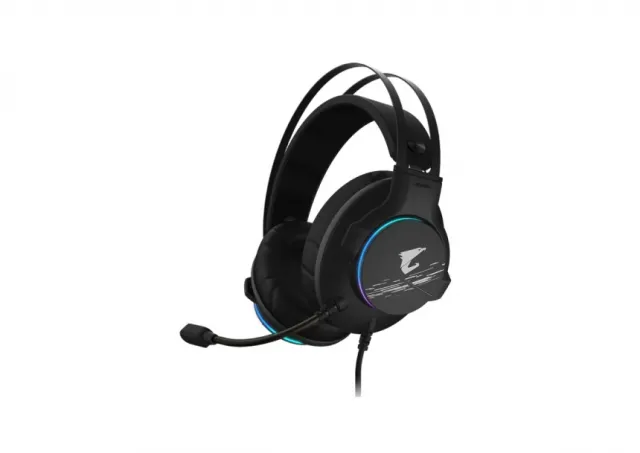 Gigabyte Gaming Headset, Virtual 7.1 Channel Support, 50mm Drivers, RGB Lighting