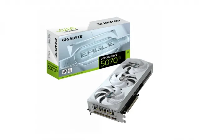 Gigabyte GV-N507TEAGLEOC ICE-16GD GeForce RTX 5070 Ti EAGLE OC ICE SFF 16GB