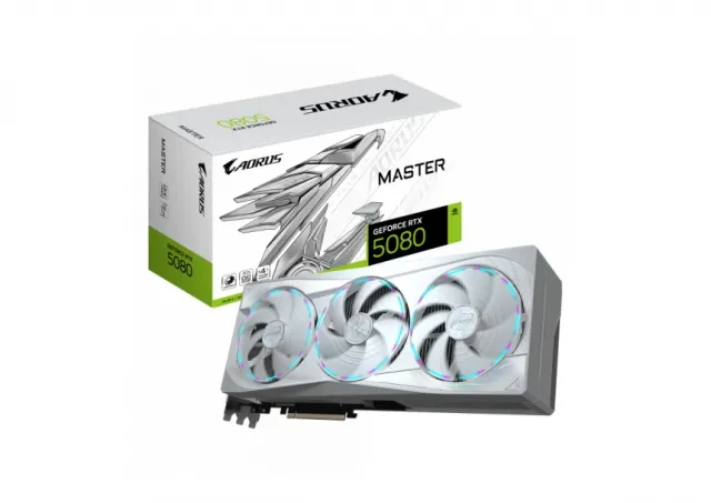 Gigabyte GV-N5080AORUSM ICE-16GD AORUS GeForce RTX 5080 MASTER ICE 16GB