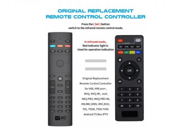 GMB-G40S AIR MOUSE Remote control for TV/PC, With Gyroscope smart google Google Assistant