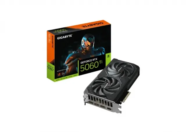 Grafička karta Gigabyte GeForce RTX 5060 TI Windforce OC GV-N506TWF2OC-8GD 8GB GDDR7