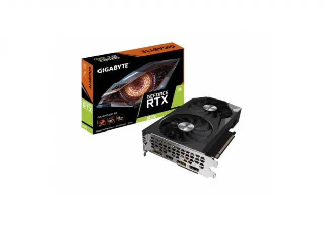 Graficka karta GIGABYTE RTX 3060 GAMING OC 2.0 NVD/8GB/GDDR6/128bit/crna