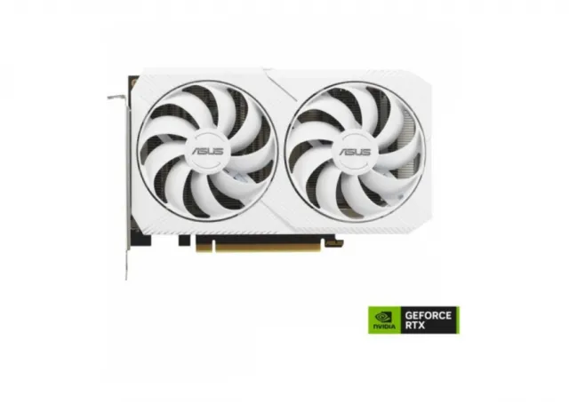 Grafička kartica PCIE RTX 3060 8GB ASUS Dual White OC LHR GDDR6 DUAL-RTX3060-O8G-WHITE