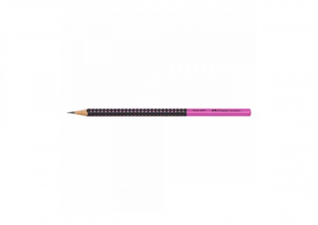 Grafitna olovka Faber Castel GRIP B Two Tone 517011 crna-pink
