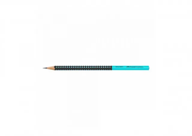 Grafitna olovka Faber Castel Grip B Two Tone 517012 crno-tirkiz
