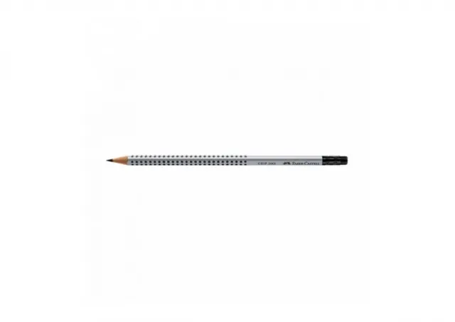 Grafitna olovka Faber Castel GRIP HB sa gumicom siva 117200 (12605)