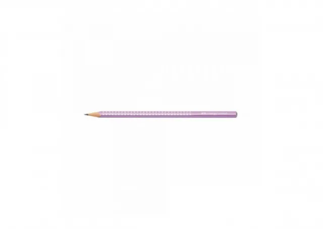 Grafitna olovka Faber Castel GRIP HB Sparkle 118263 violet metallic